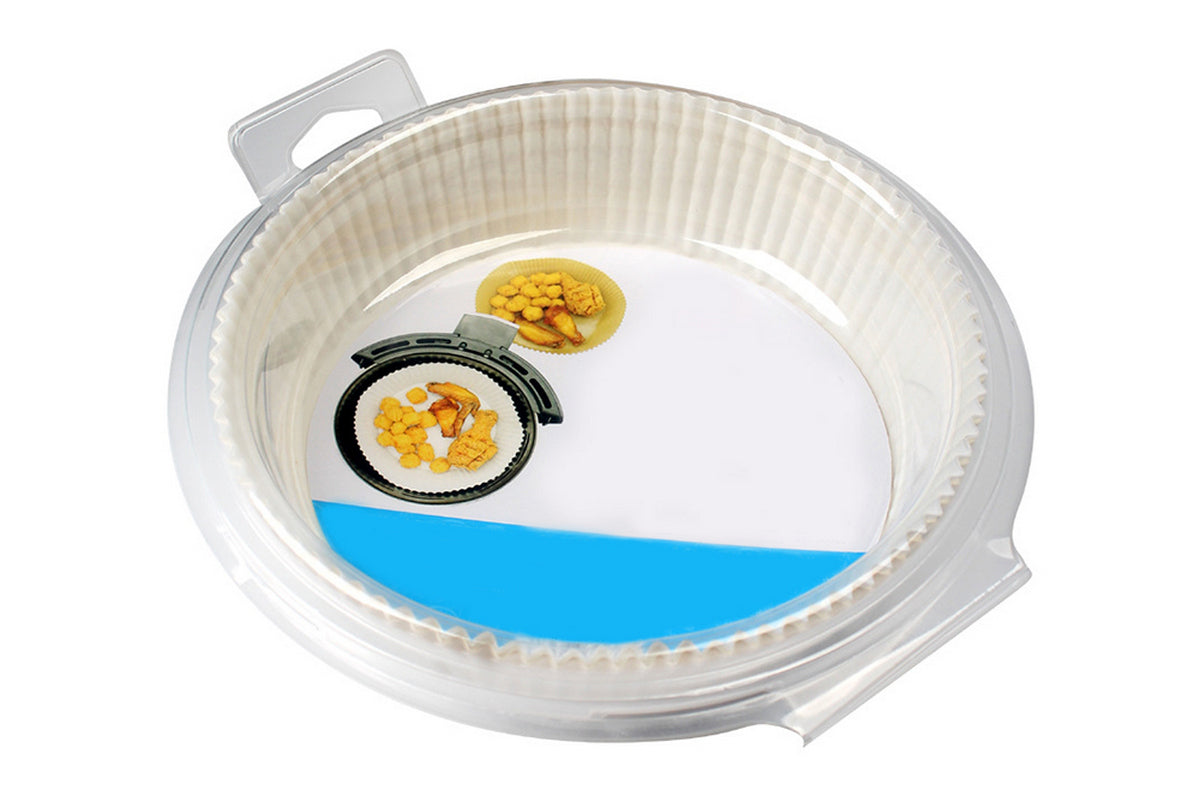 60 PCS Air Fryer Disposable Paper Liner for Microwave Non-Stick-White