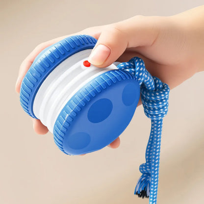 Interactive Pet Rolling Ball Toy Rechargeable Automatic Play Ball for Cats and Dogs-Blue