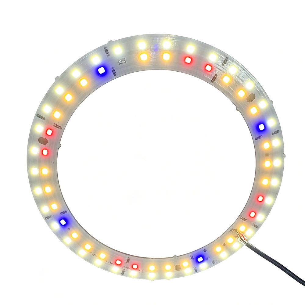 Dual Head Multi Color LED Plant Lamp with Stand-Black
