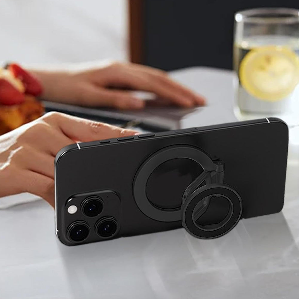 Removable Magnetic Ring Holder & Phone Grip for iPhone 12ââ‚?6 Series Black