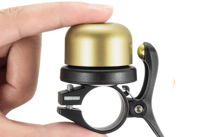 Anti-Theft Bike Bell Water Resistance Positioning System Bicycle Ring For AirTag Tracker-Copper