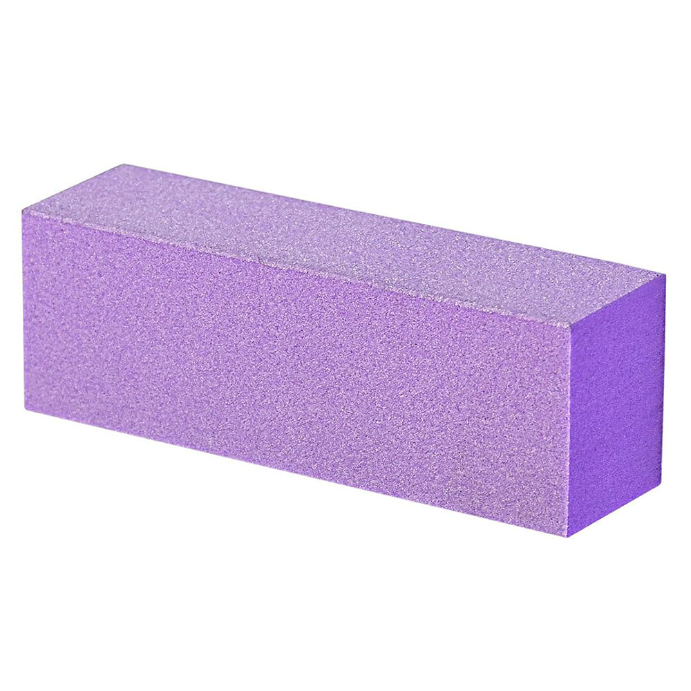 10Pcs 150 Grit Nail Buffer Blocks for Acrylic and Gel Nails-Purple