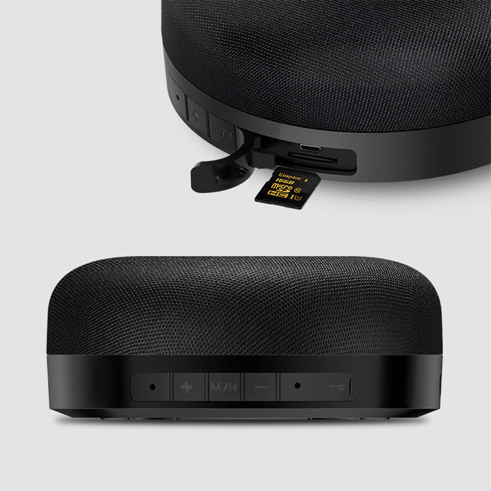 Portable Wireless Bluetooth Speakers Compact Design Speaker with Hands-Free Calling Black