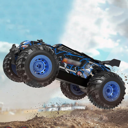 1:18 Scale Remote Control Car All-Terrain RC Truck with LED Lights Navy
