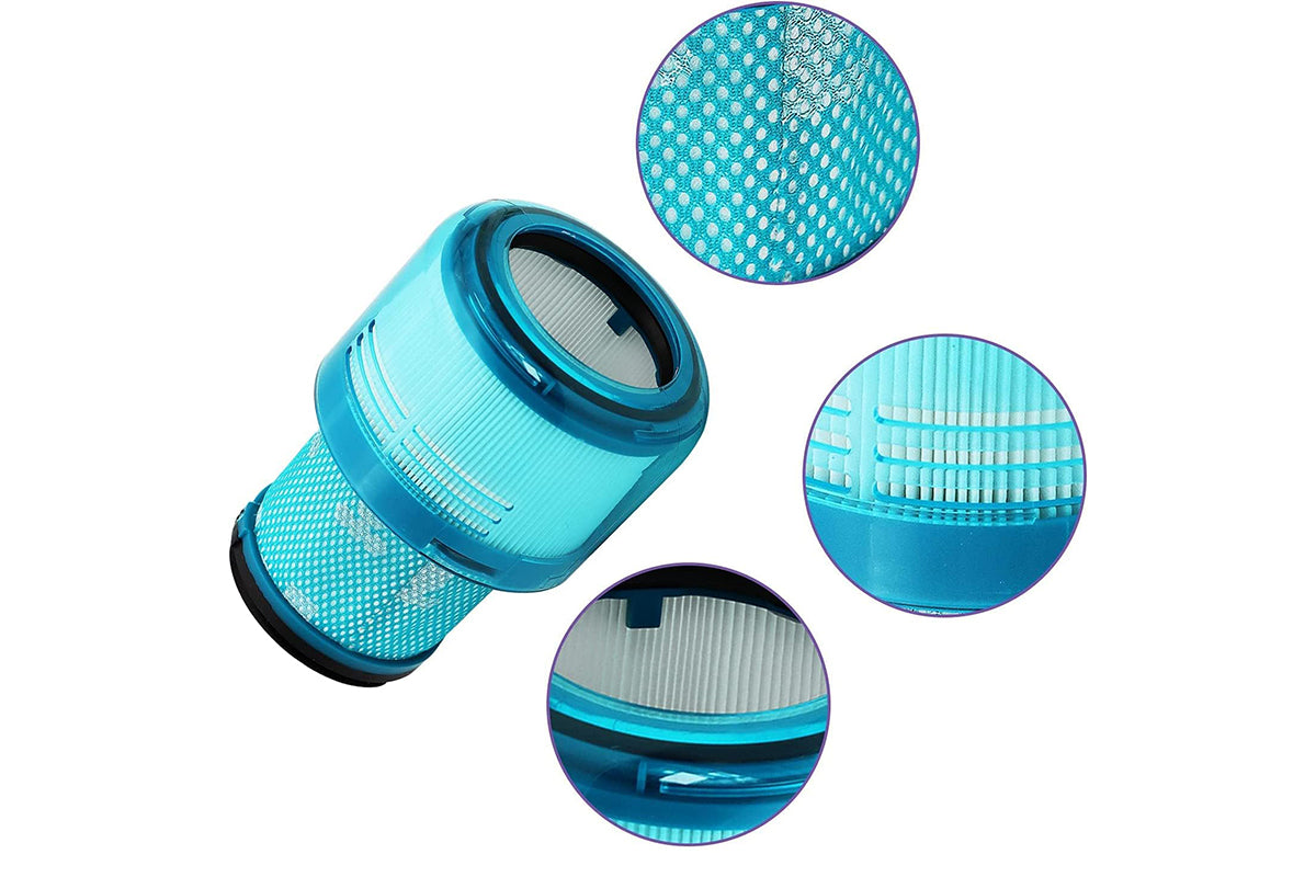 2Pcs V15 Replacement HEPA Filters for Dyson V15 Detect Absolute Filter Extra Detect Clean Vacuum Cleaners