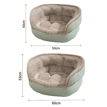 Soft Dog Bed for Indoor Anti Slip Pet Bed -Green