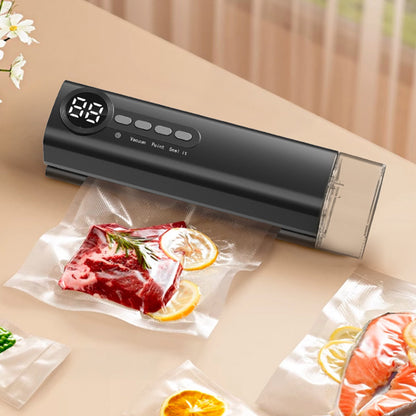 62kPa Strong Suction Wireless Portable Vacuum Sealer-Black