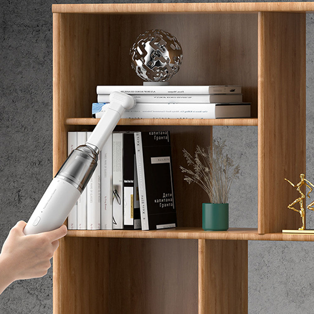 Portable Cordless Handheld Vacuum with Two Suction Modes - White
