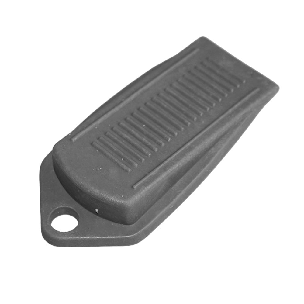 6PCS Door Wedge Stopper Rubber Grip Security Door Stoppers Wall Protector For Home-Grey