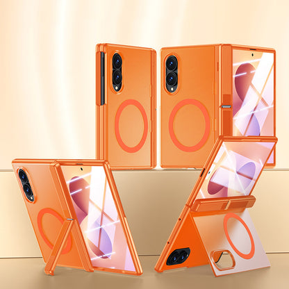 Phone Case for Galaxy Z Fold 8 with Screen Protector - Orange