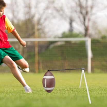 Foldable Football Kicking Tee Portable Field Goal Kicking Holder Stand Football Training Practice Equipment White