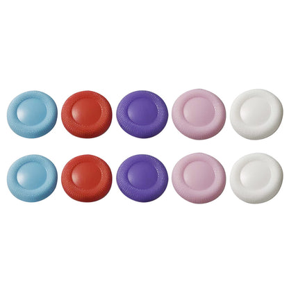 10 Pack TPU Thumb Grip Caps for PS4 and PS5 Controller Joysticks - Mixed Color