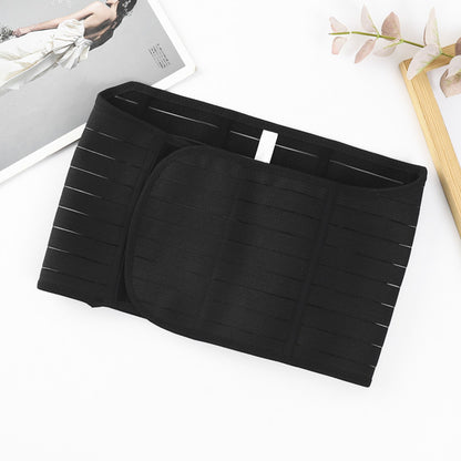 3 in 1 Postpartum Belly Band Waist Shapewear - Black