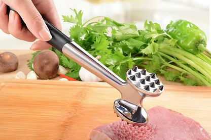 Meat Tenderizer Mallet Dual Sided Meat Hammer Chicken Pounder for Steak and Beef-Without?Hanging?Hole