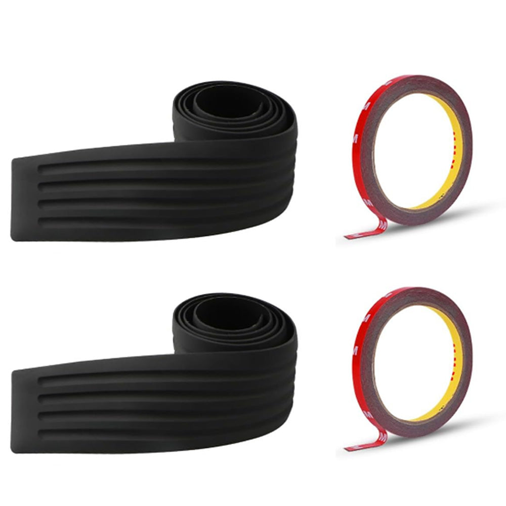 2Pcs 90x8cm Car Rear Bumper Protector Guard Anti-Scratch Entry Guard for Auto