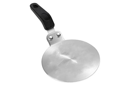 Induction Hob Converter Plate 13cm Induction Adapter Plate for Moka Pot Heat Diffuser Plate -Heat Plate and Red Moka Pot