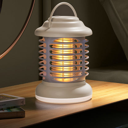 Portable Electric Mosquito Lamp USB Mosquito Zapper Killer Trap Khaki