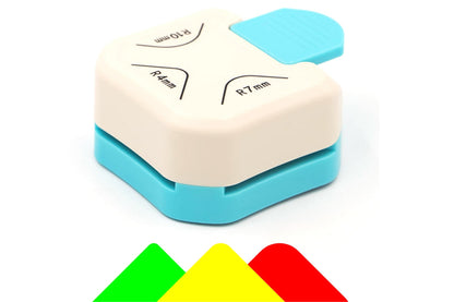 3-In-1 Corner Rounder Paper Round Corner Edges Punch - White