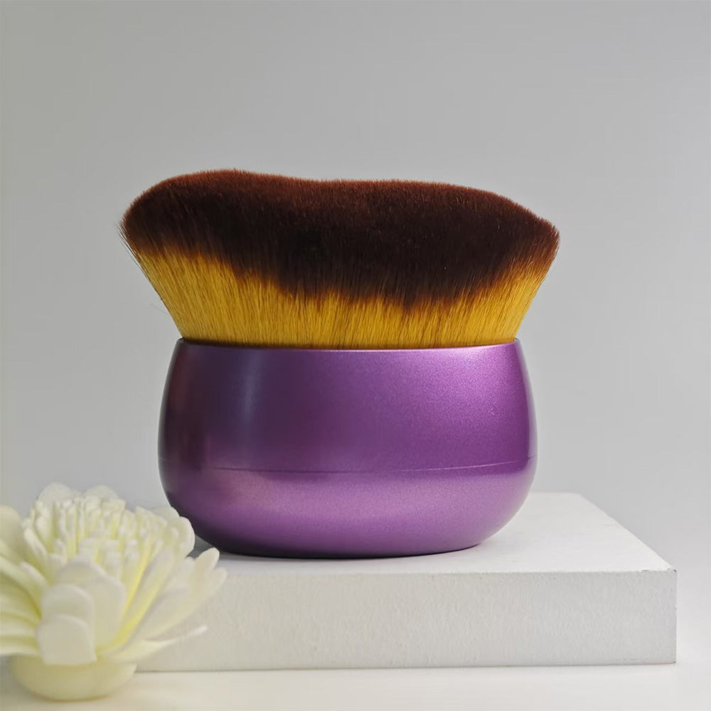 Extra Large Body Makeup Brush for Self Tanner & Liquid Cream Blending Purple