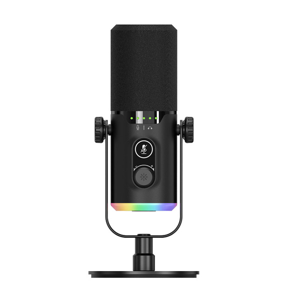 RGB Dynamic Gaming Microphone XLR/USB Interface for PC Streaming Podcast Recording Style 2