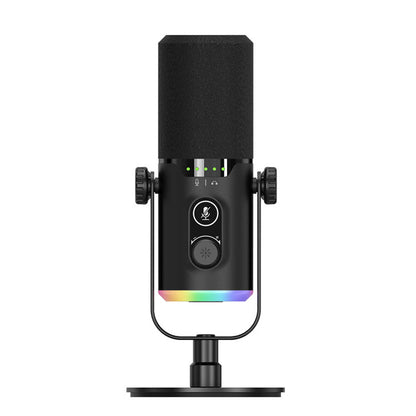 RGB Dynamic Gaming Microphone XLR/USB Interface for PC Streaming Podcast Recording Style 2