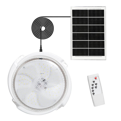 Solar LED Ceiling Light for Garden Garage Wall-Mounted Porch Lamp - 60W