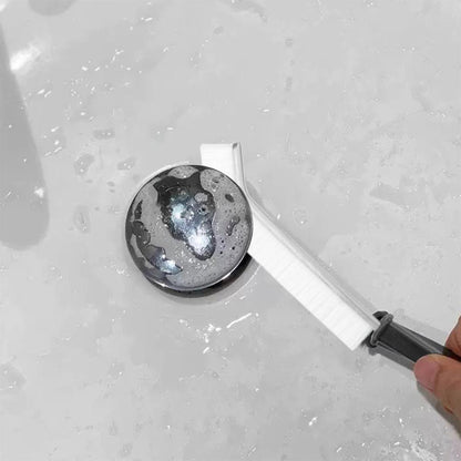 4Pcs Multifunctional Recess Crevice Cleaning Brush Household Gap Cleaning Brush White