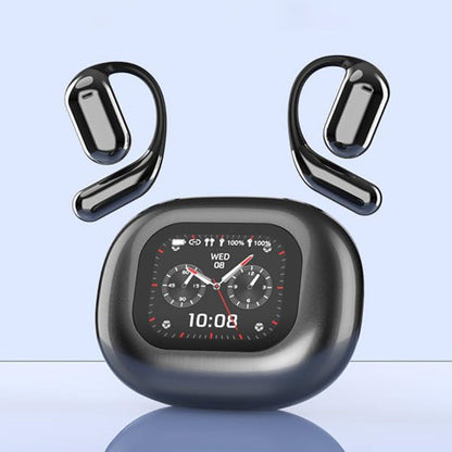 144-Language AI Translating Earbuds Bluetooth Open Ear Headphone Translation Device for Travel Business Learning Black