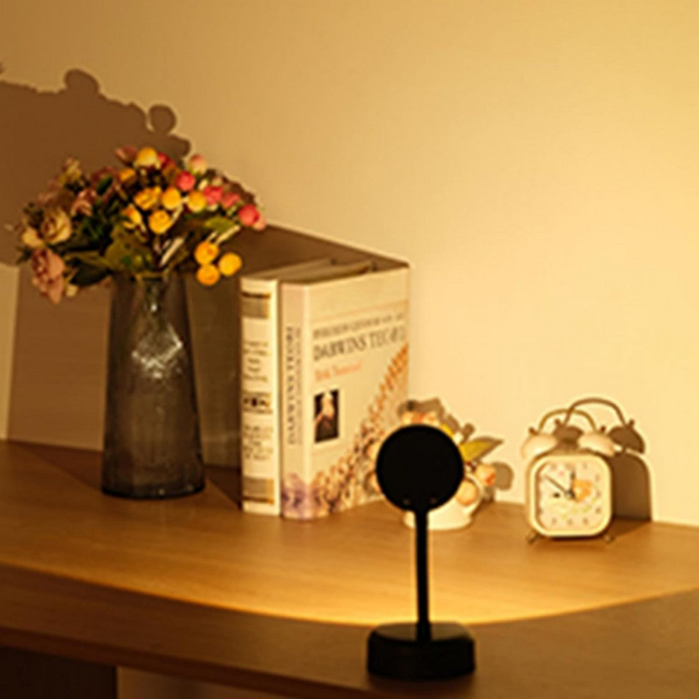 3Pcs Wireless Picture Lights and Mini Accent Spotlights LED Wall Sconce for Art Display-Black