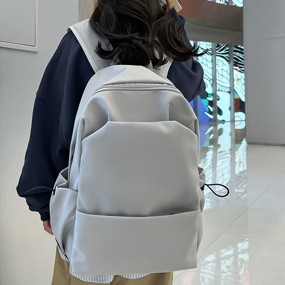 Water Resistant Laptop Backpack Sports Rucksack for Work College Travel Grey