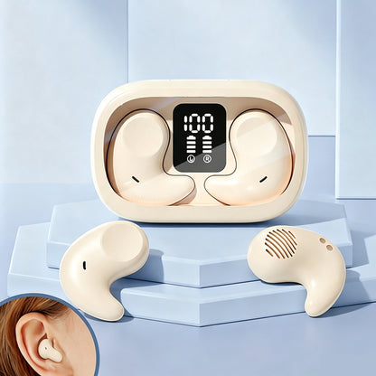 Sleep Earbuds Bluetooth 5.3 In Ear Headphones for Sleeping - Beige