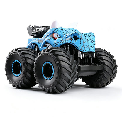 2.4G Remote Control Dinosaur Spray Off Road Truck - Blue