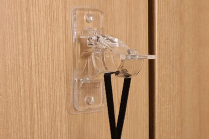 Self Adhesive Curtain Rod Brackets Invisible Holders - Clear