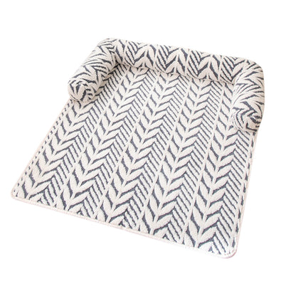 Thick Plush Non Slip Pet Mat-Grey