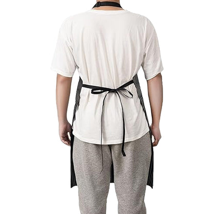 Adjustable Kitchen Cooking Apron with 2 Pockets Cooking Bib Apron for Men Women Black