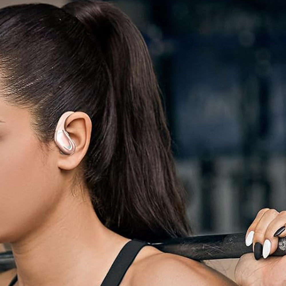 Wireless Earbuds Bluetooth Headphones IPX5 Waterproof Earphones for Workout Running-Rose Gold