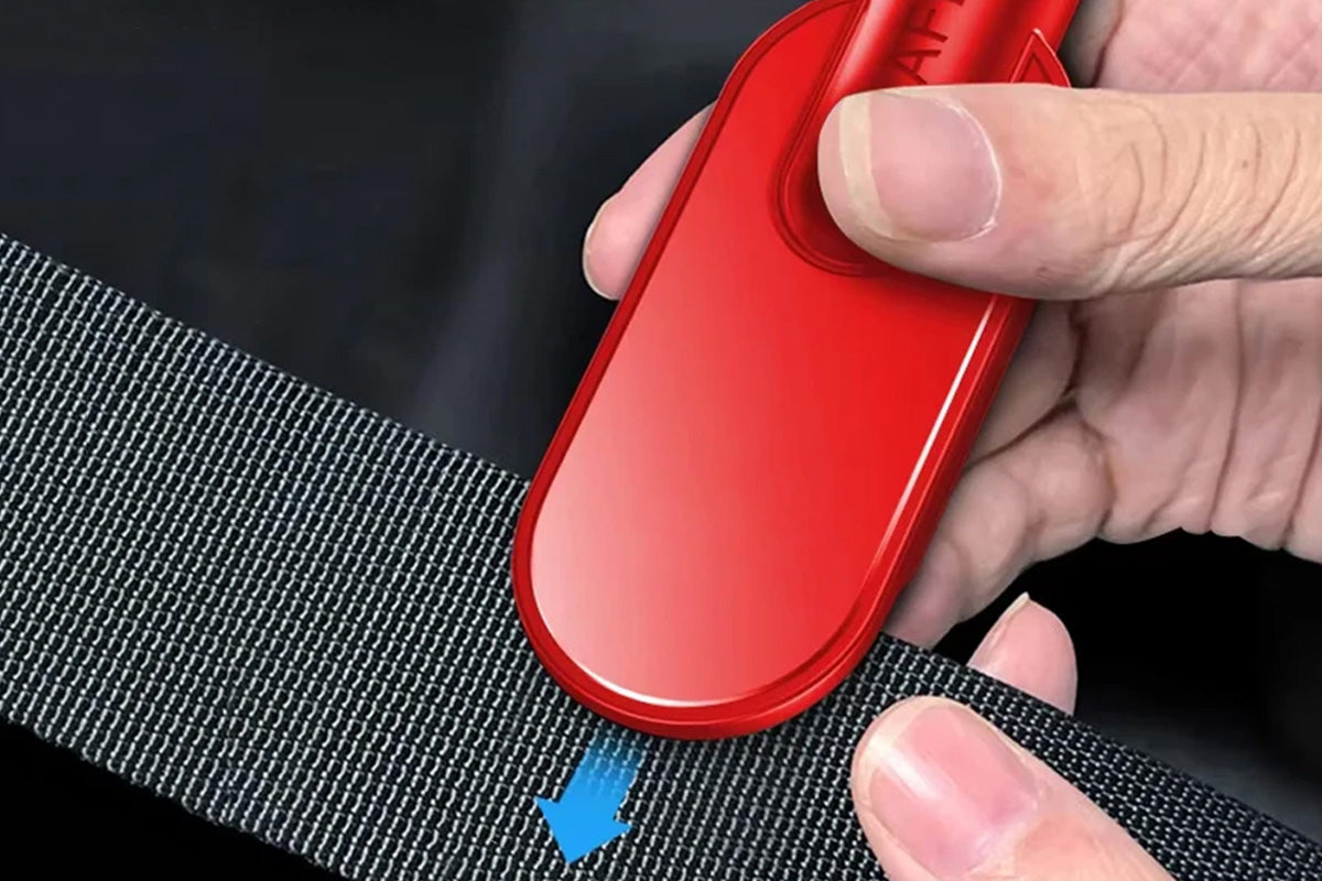 Car Emergency Escape Tool Glass Breaker security Hammer Seatbelt Cutter-Red