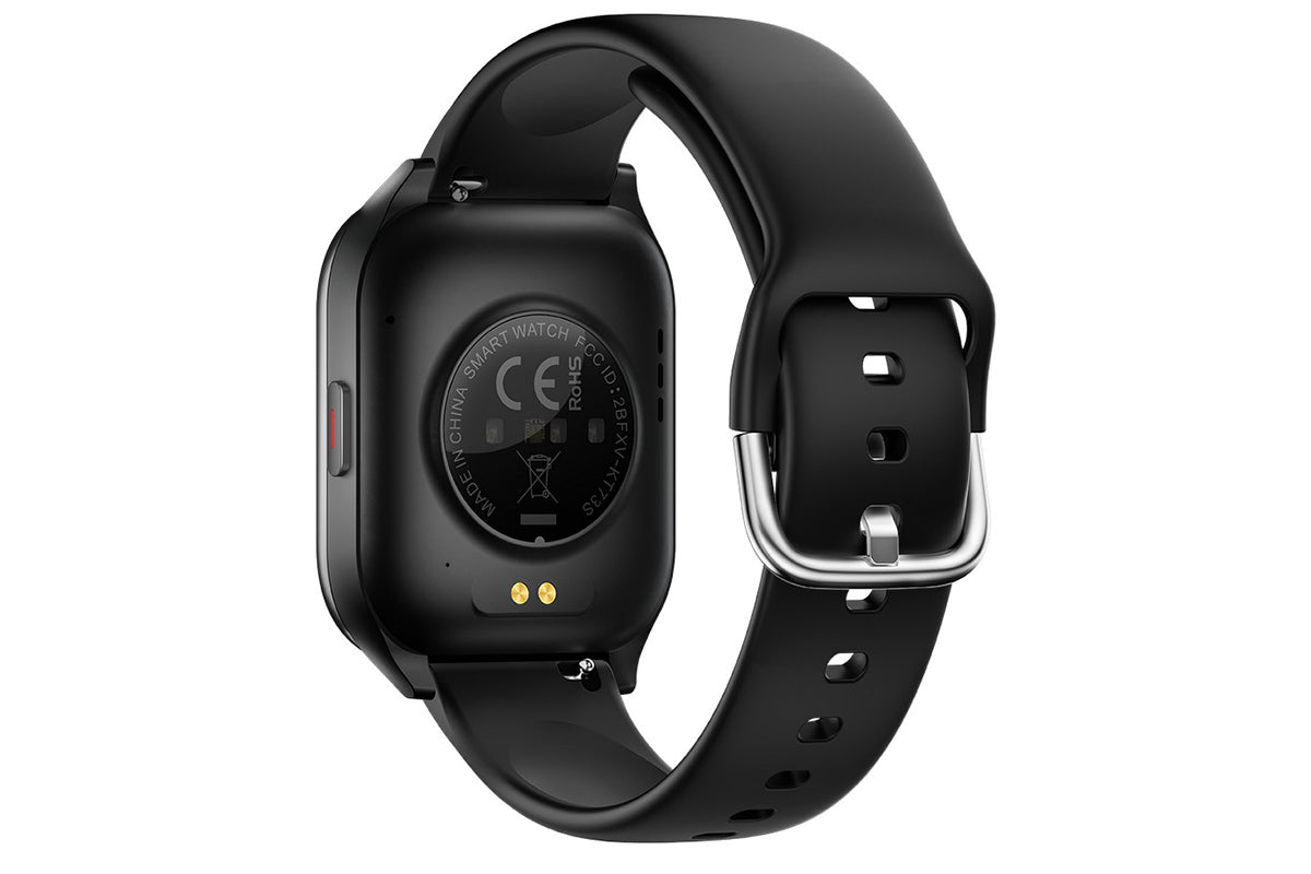 Smart Watch 1.85-Inch Fitness Watch with Heart Rate Sleep Monitor Blood Oxygen 100 Sports Modes Activity Tracker -Black