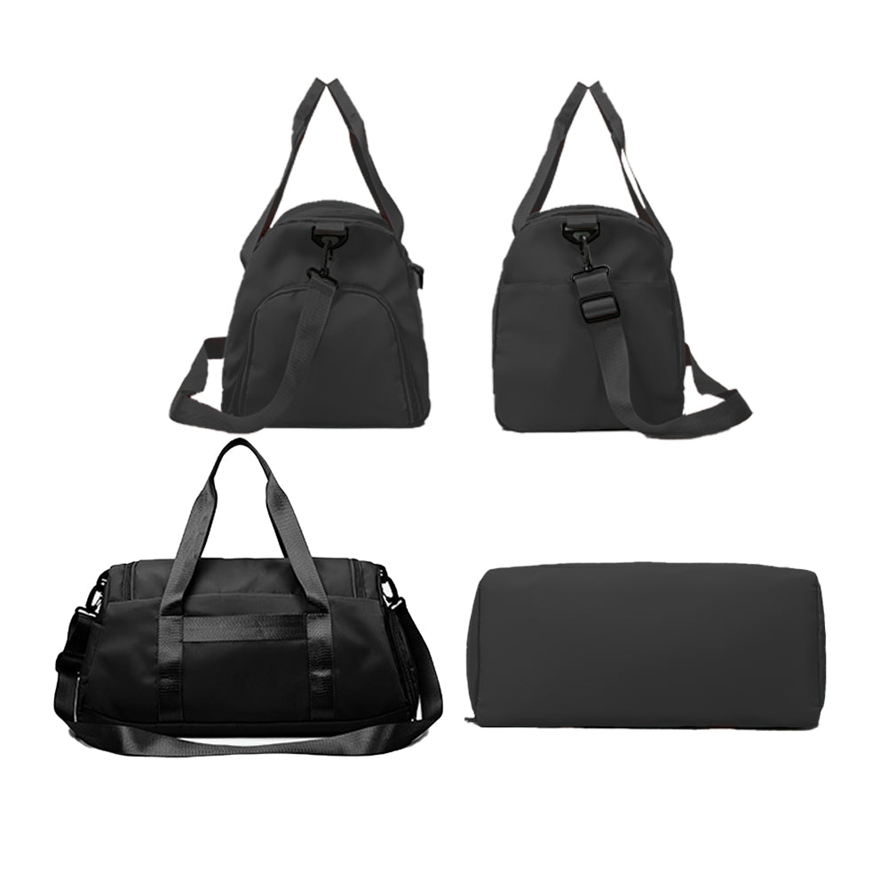 Travel Duffle Bag Weekend Bag Carry On Cabin Bag Gym Sports Bag Black