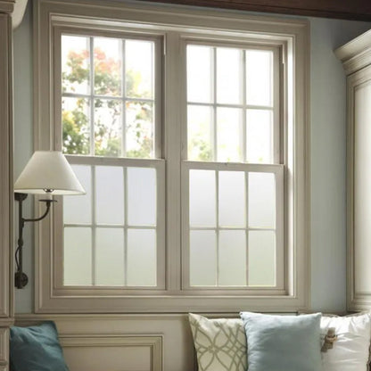 4Pcs Static Cling Window Privacy Films Removable Frosted Glass Window Sticker Tint for Bathroom Door Window