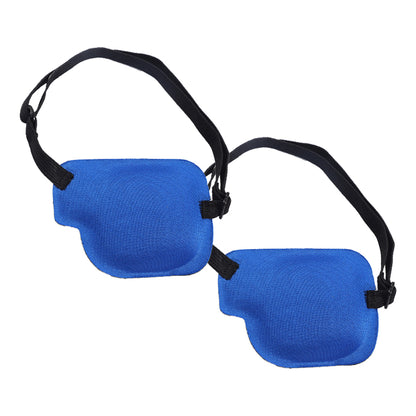 2pcs 3D Single Eye Cover Adjustable Amblyopia Eye Masks Vision Care Blindfold Eye Patch -Grey