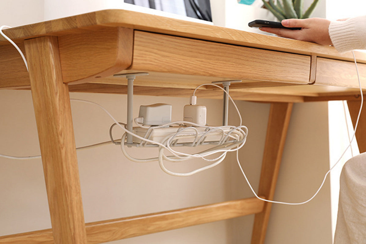 2Pcs Large Space Desk Cable Management Cord Organizer For Home Office