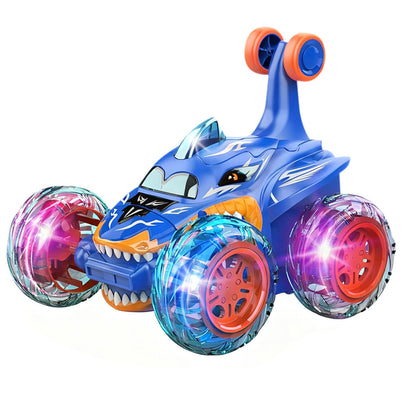 Remote Control 4WD RC Stunt Car 360-degree Rotating with Lights Christmas Gift Style 2