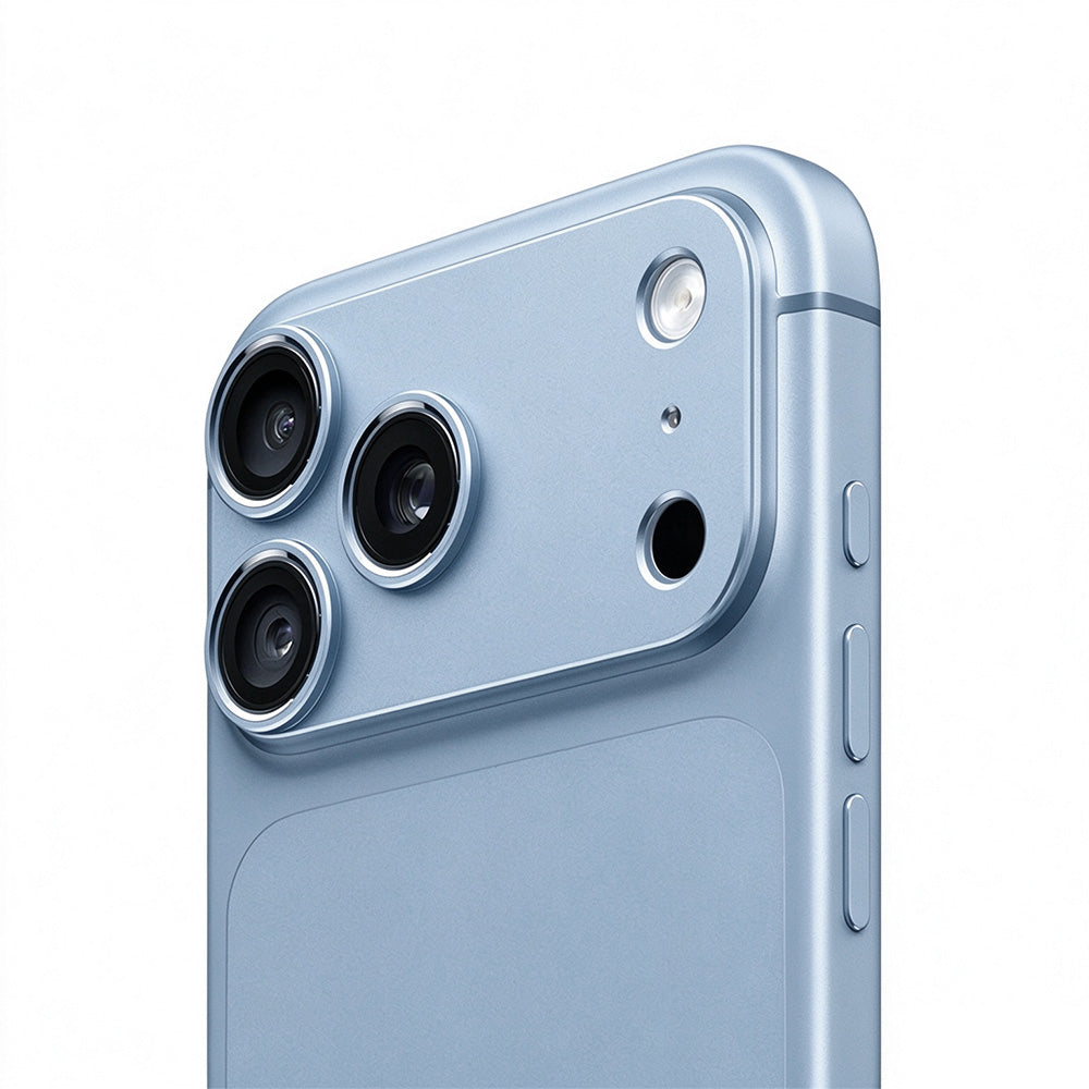 Aluminum Hollow Camera Lens Protector for iPhone 18 Pro - Blue