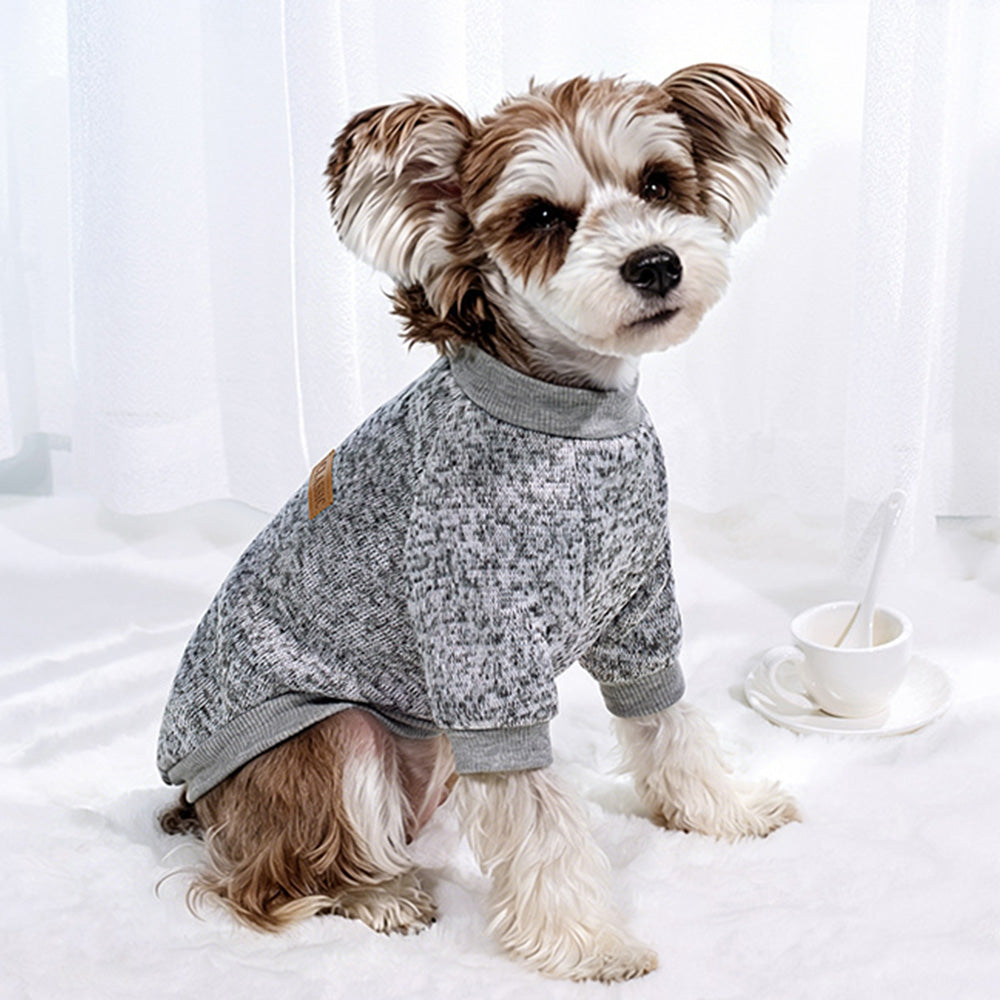 Dog Sweatshirt Pullover for Dogs Cats-Grey