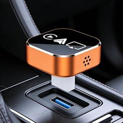 4 in 1 Screen Mirroring Wireless CarPlay Adapter for Android Auto - Orange