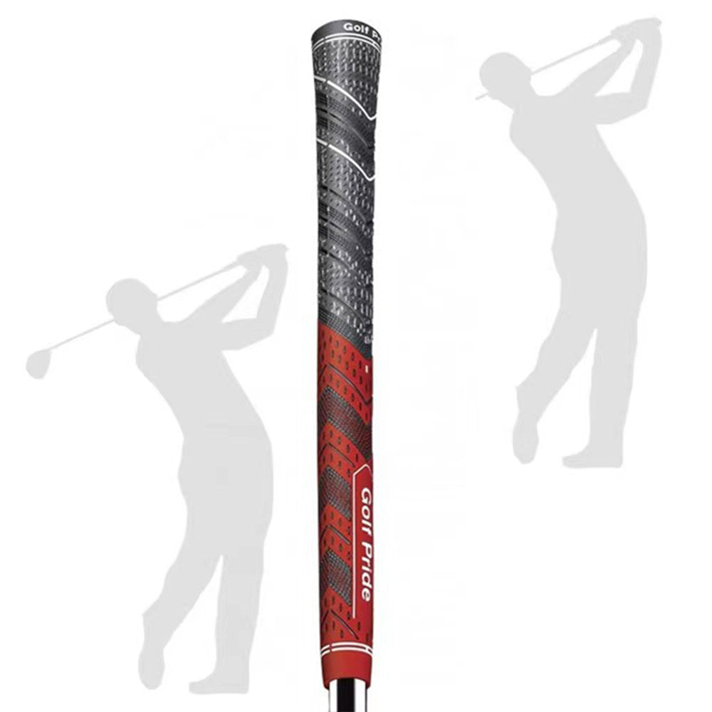 Golf Club Grip Swing Trainer All-Weather Hybrid Practice Grip Red