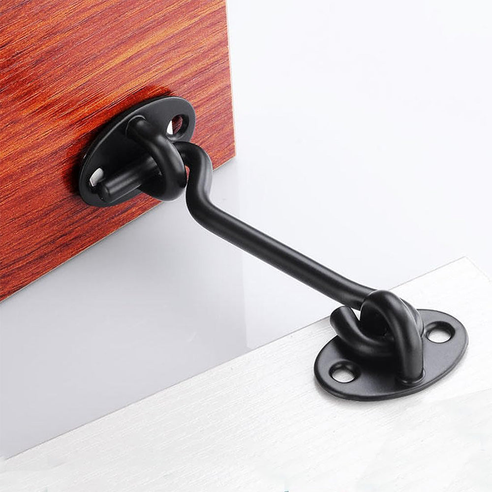 2PCS Stainless Steel Gate Latch Cabin Hook And Eye Latch Lock For Barn Door