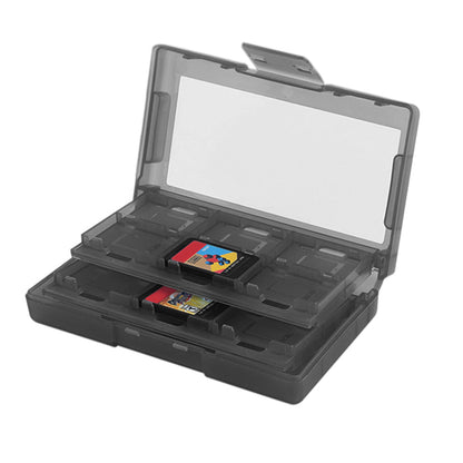 2-Pack 24-in-1 Game Card Storage Case Organizer Compatible with Nintendo Switch Grey