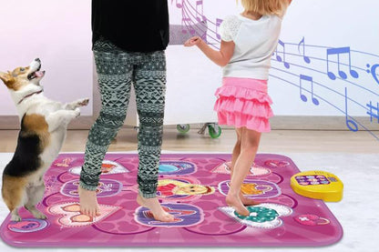 Dance Mat for 4-12 Year Old Girl Electronic Dance Pad with 8 Button for Birthday